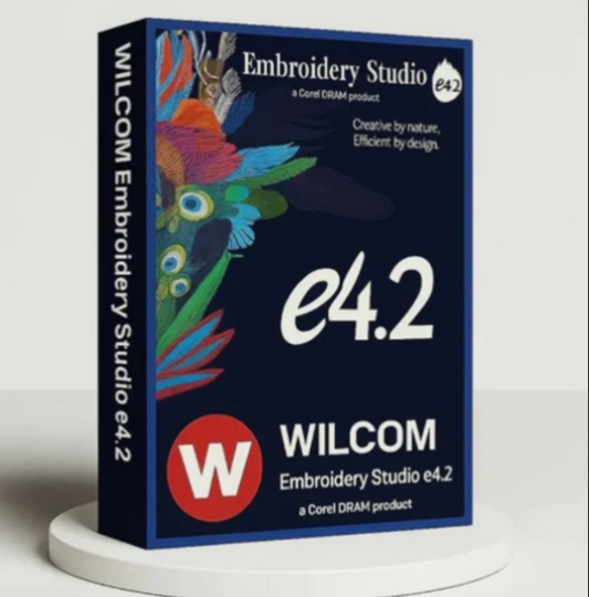 Wilcom e4.2 Embroidery Software, Create Stunning Designs, Advanced Embroidery Tool, Perfect for Designers